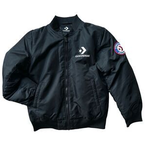 NWOT Converse Black Insulated Winter Puffer Jacket Youth Size Medium / 10-12